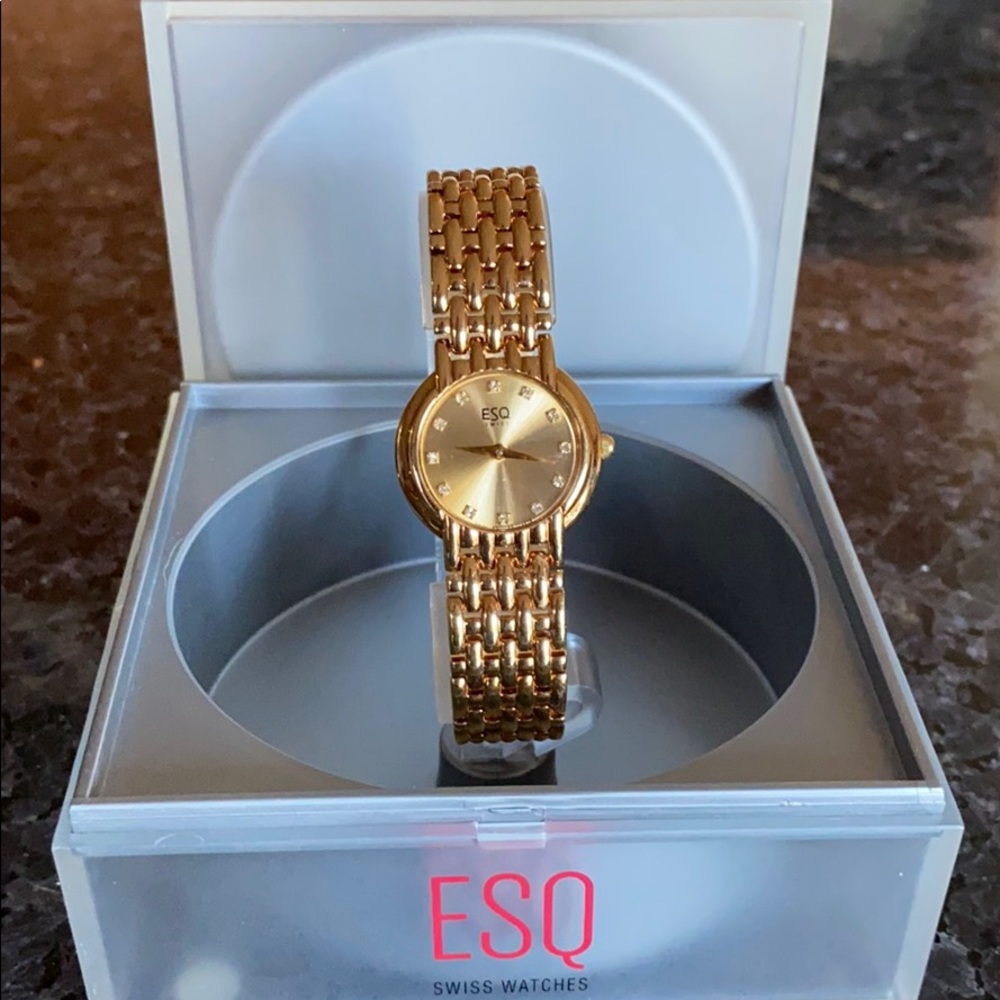 ESQ Gold Watch